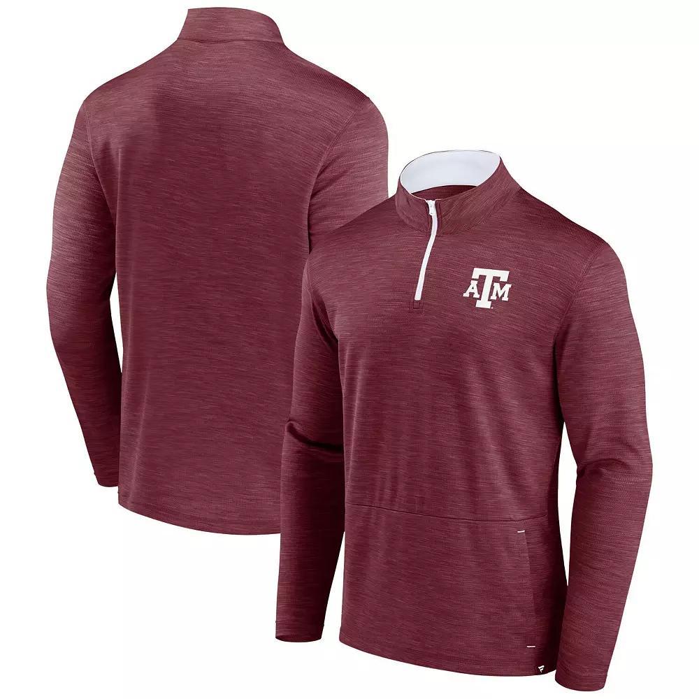 Men's Fanatics Branded Maroon Texas A&M Aggies Classic Homefield Quarter-Zip Top,  Product Image