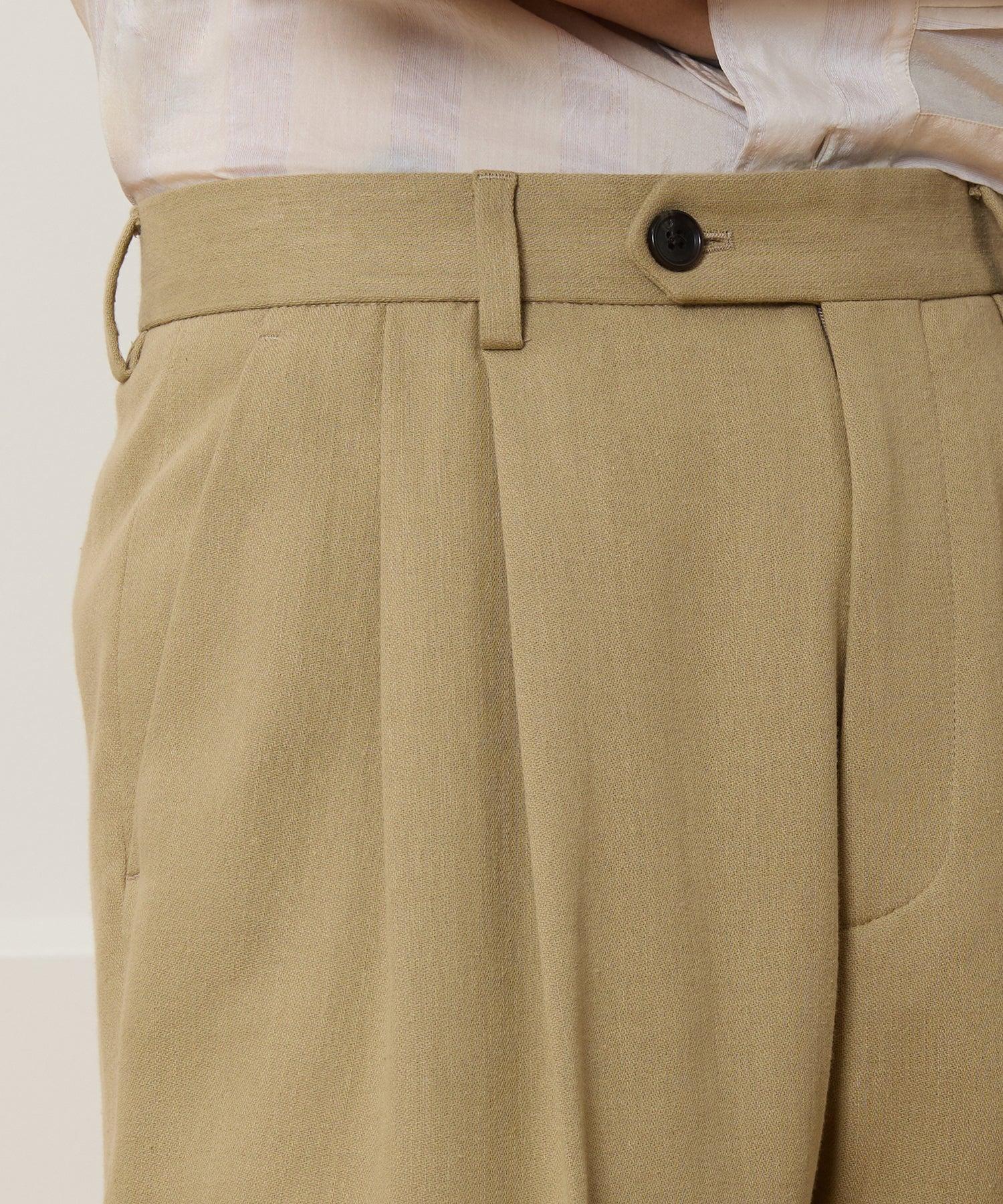 Italian Cotton Crepe Wythe Trouser Product Image