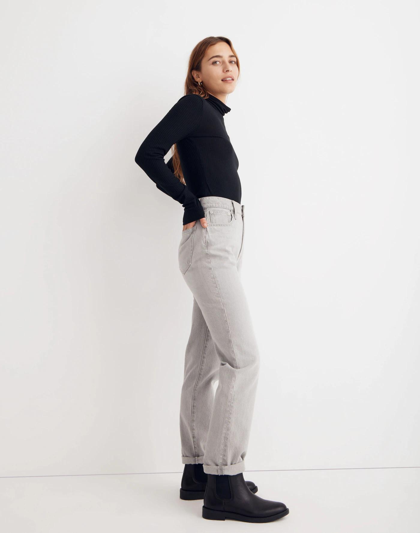 Ribbed Turtleneck Top Product Image