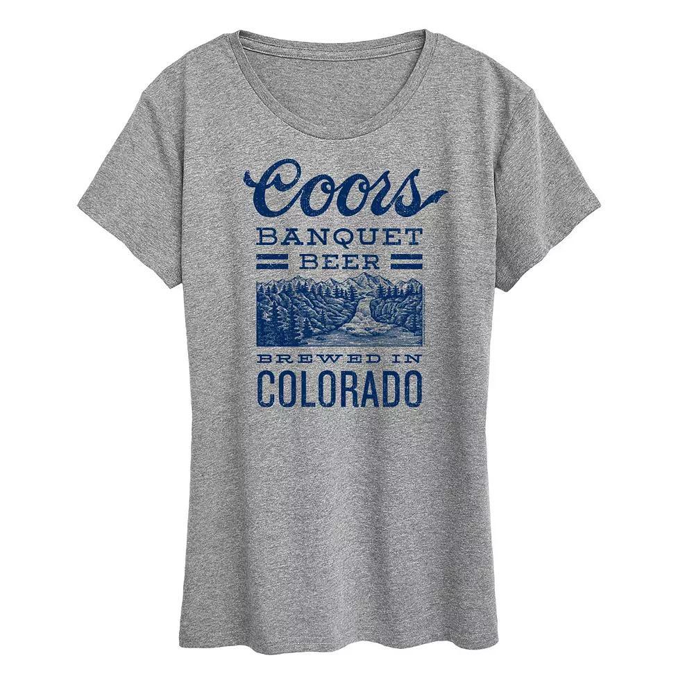 Women's Coors Banquet Beer Colorado Graphic Tee,  Product Image
