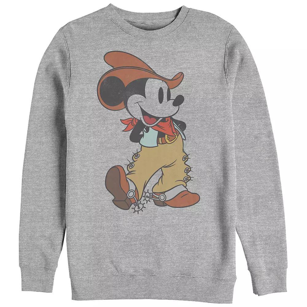 Men's Disney's Mickey Mouse Cowboy Pose Sweatshirt,  Product Image