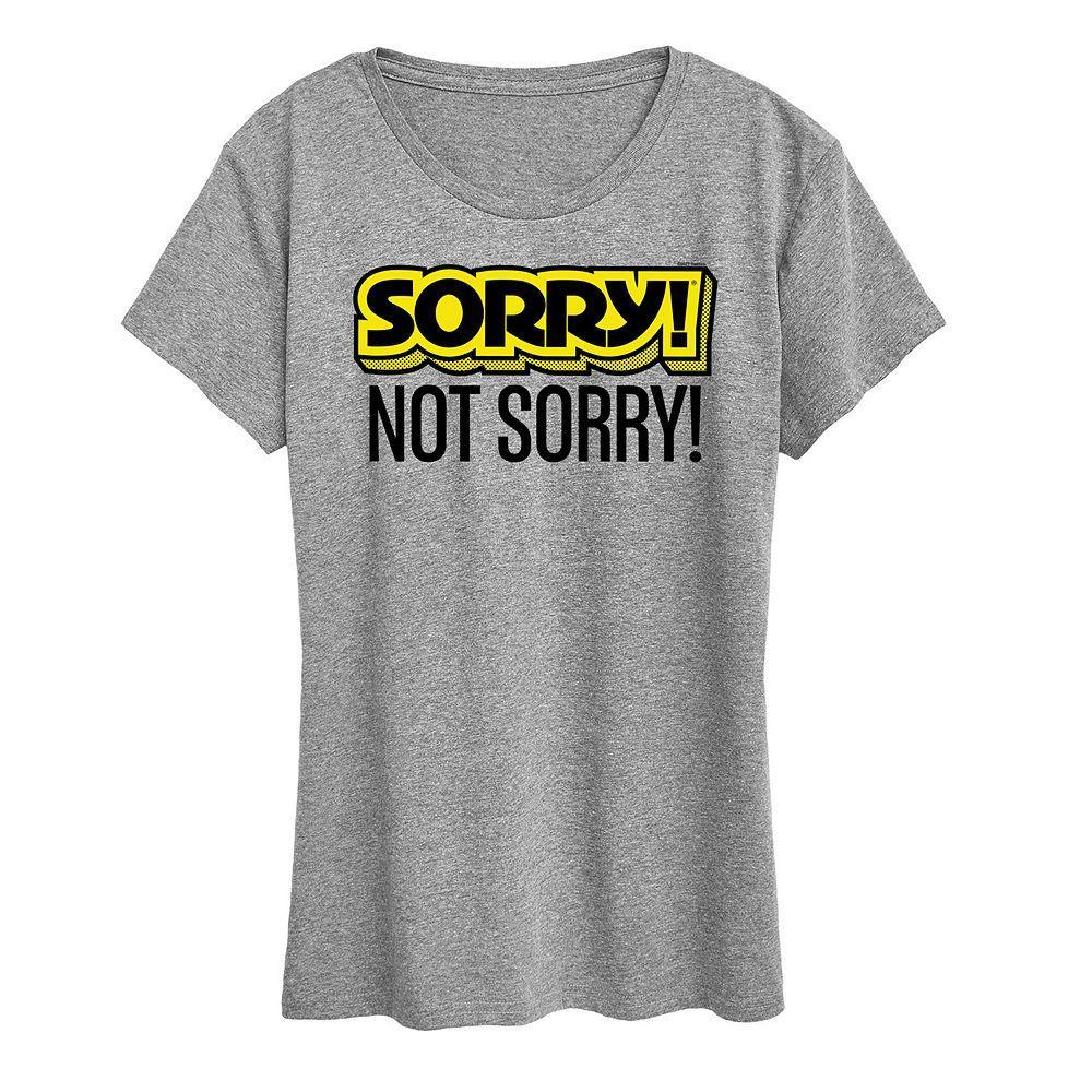 Women's Sorry Not Sorry Graphic Tee by Hasbro,  Product Image