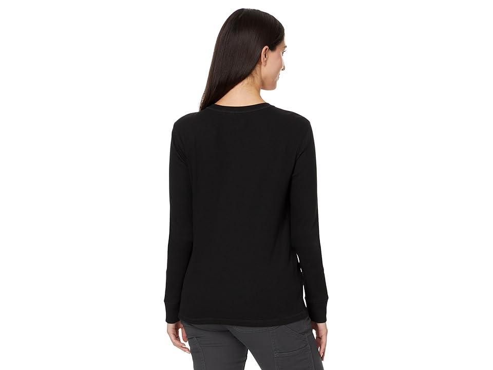 Carhartt Relaxed Fit Long-Sleeve Ribbed Henley Women's Sweater Product Image