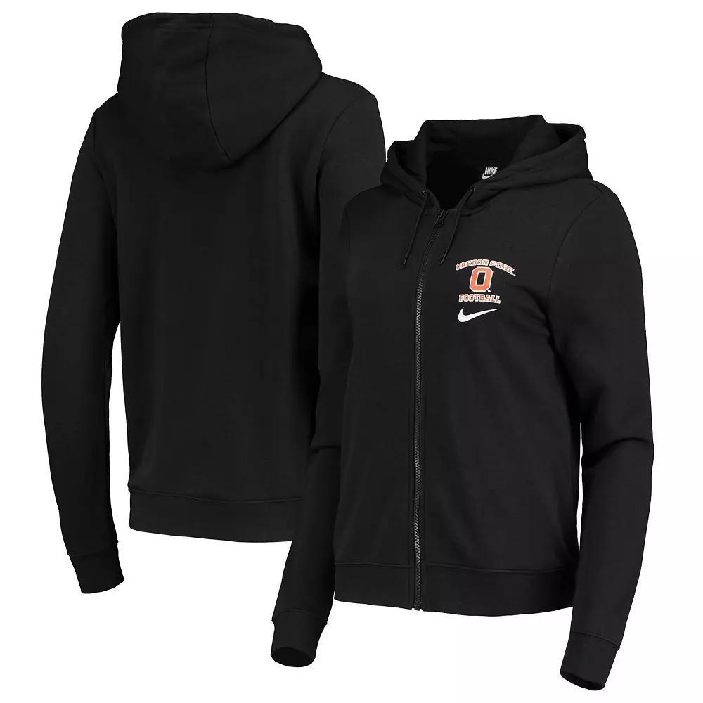 Women's Nike Black Oregon State Beavers Varsity Fleece Full-Zip Hoodie, Size: XS Product Image