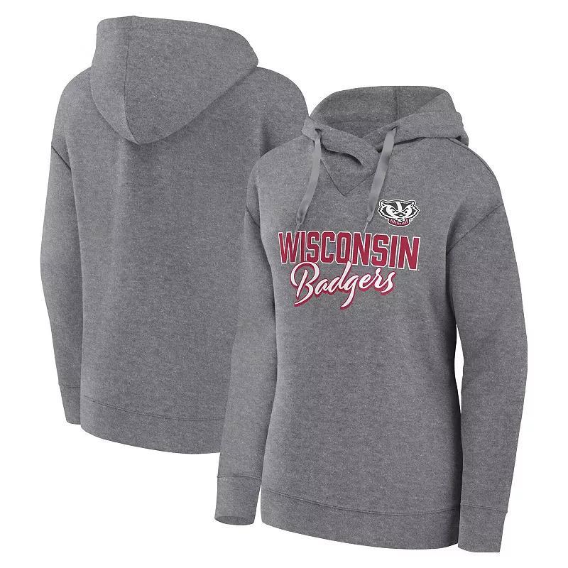 Womens Fanatics Branded Heather Gray Austin FC Script Pullover Hoodie Product Image