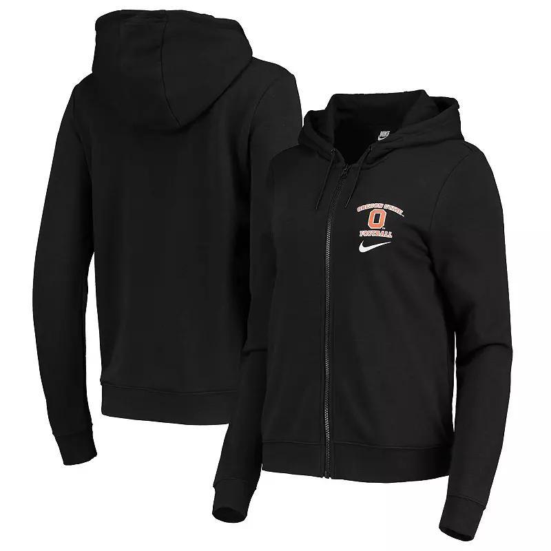 Women's Nike Black Oregon State Beavers Varsity Fleece Full-Zip Hoodie, Size: XS Product Image