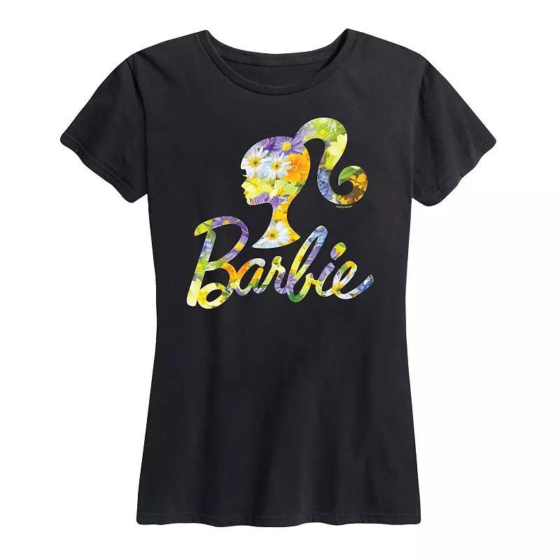 Women's Barbie® Logo Shamrock Pattern Graphic Tee,  Product Image