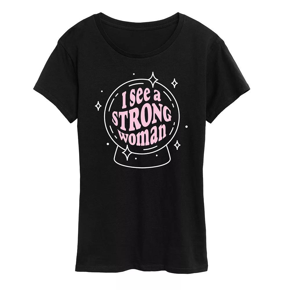 Womens I See A Strong Woman Graphic Tee Product Image