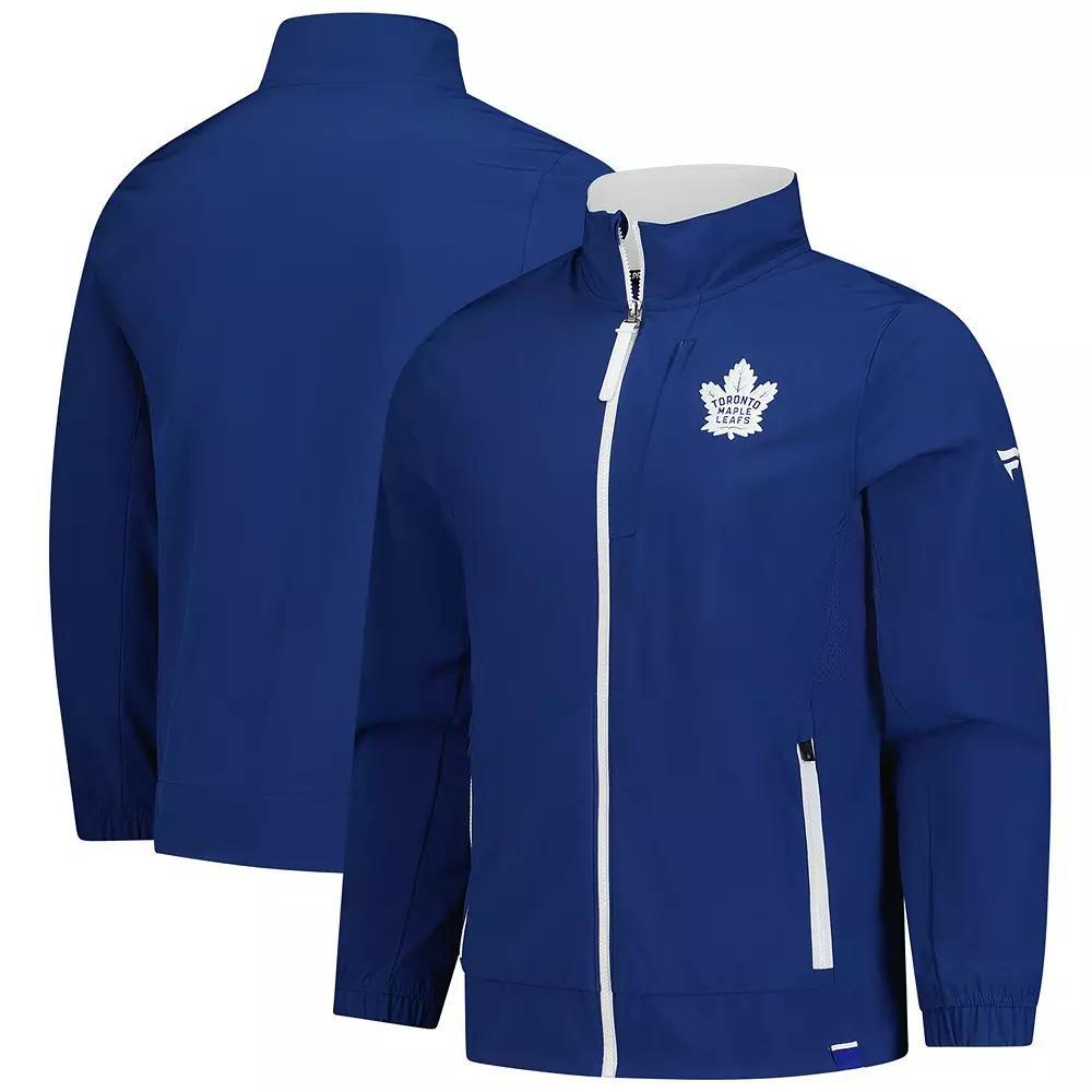 Men's Fanatics Blue Toronto Maple Leafs Authentic Pro Rink Coaches Full-Zip Jacket,  Product Image