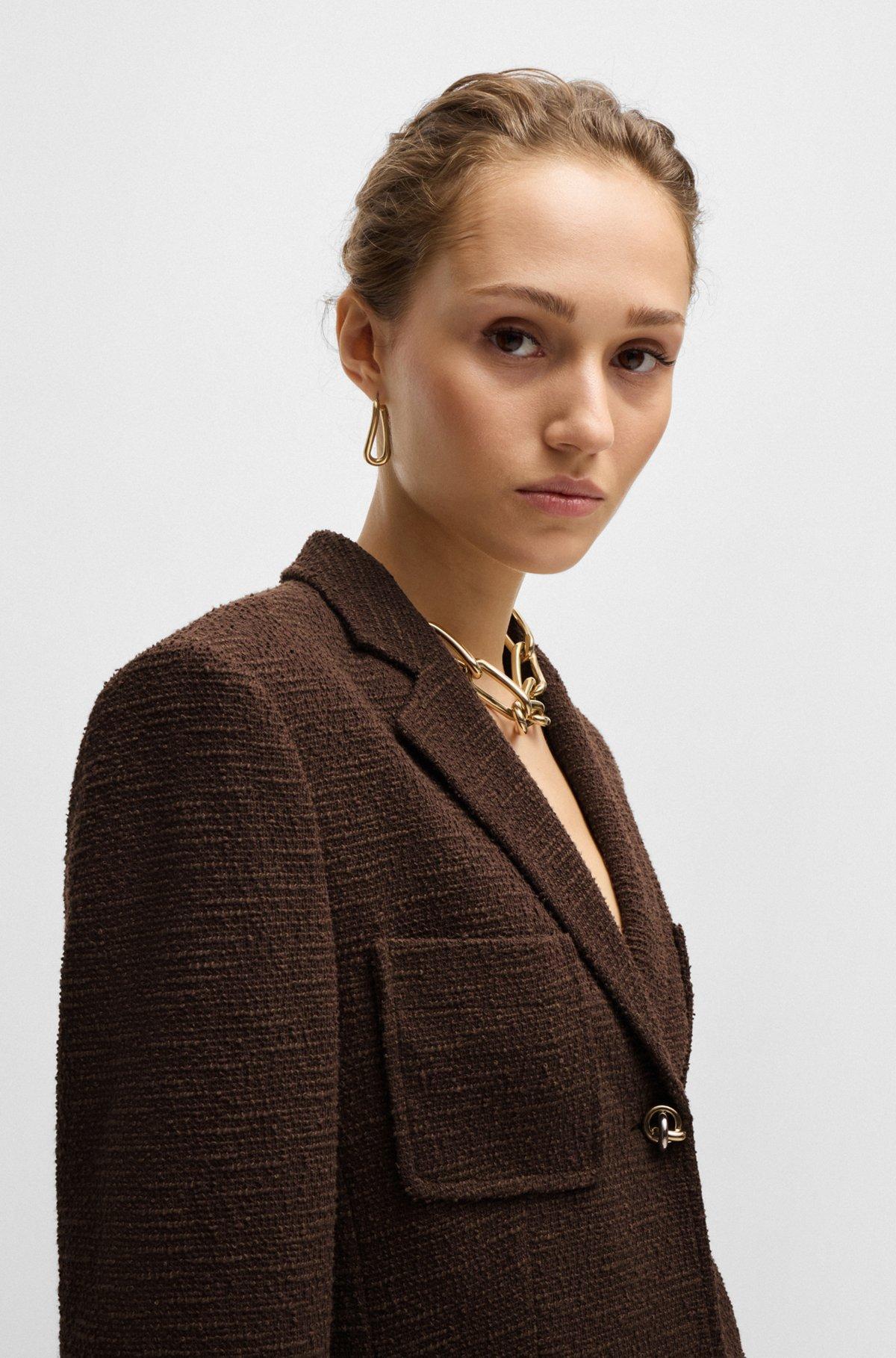 Slim-fit jacket in tweed Product Image