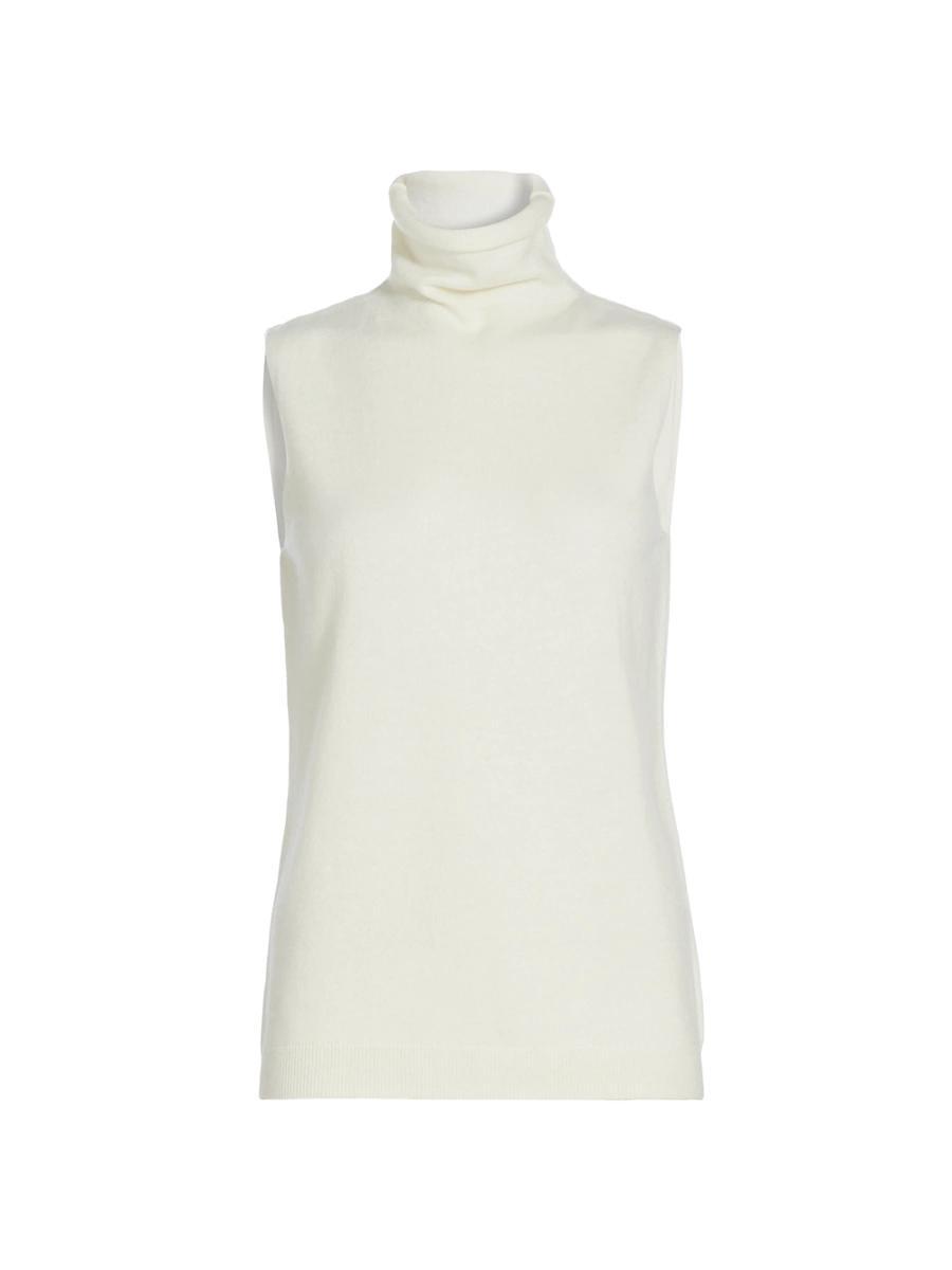 Womens COLLECTION Cashmere Turtleneck Vest Product Image