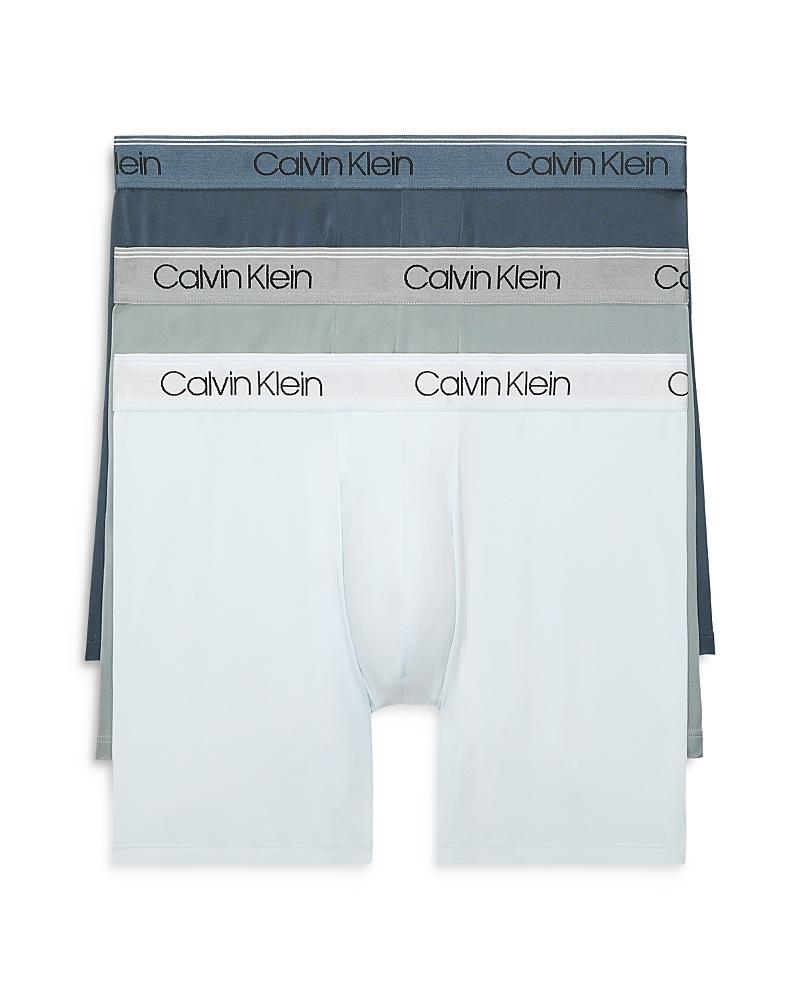 Calvin Klein Underwear Micro Stretch 3-Pack Boxer Briefs Black L Product Image