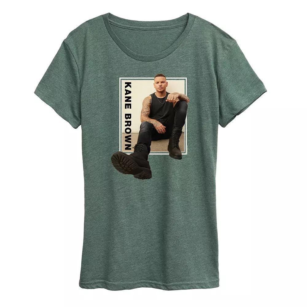 Womens Kane Brown Graphic Tee Grey Blue Product Image