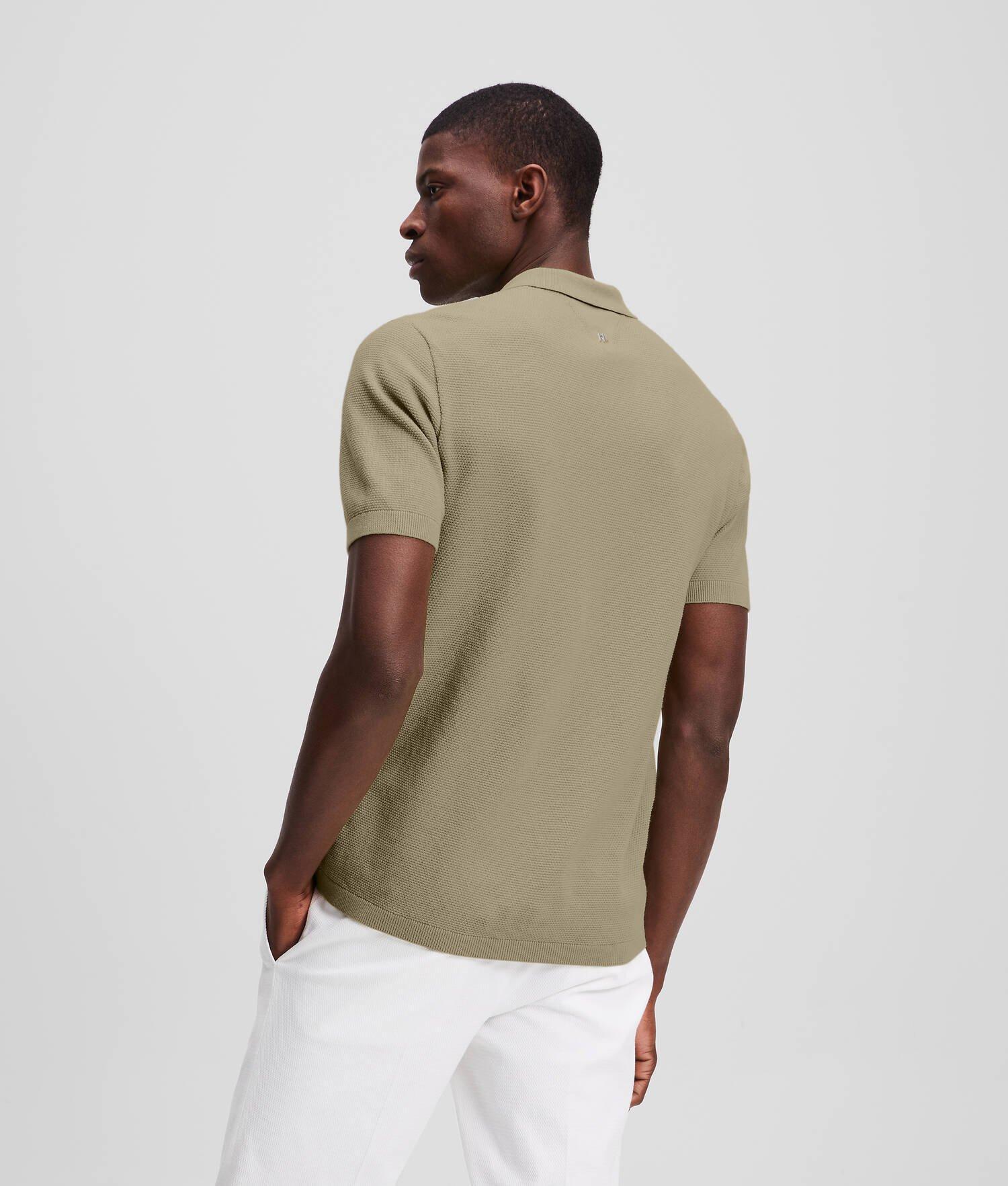 ZIP-UP POLO SHIRT Product Image