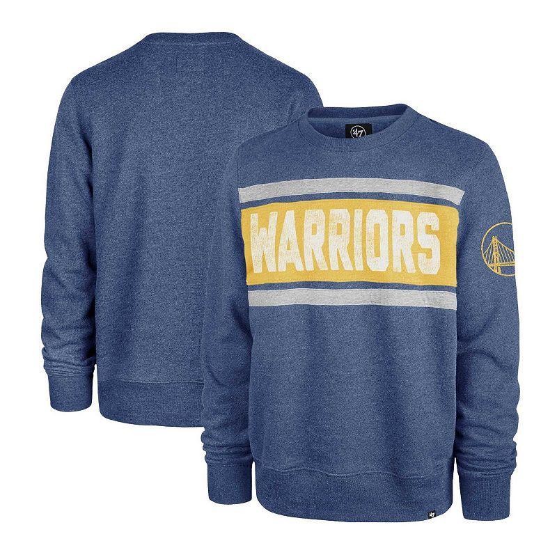 Mens 47 Heather Royal Golden State Warriors Tribeca Emerson Pullover Sweatshirt Product Image