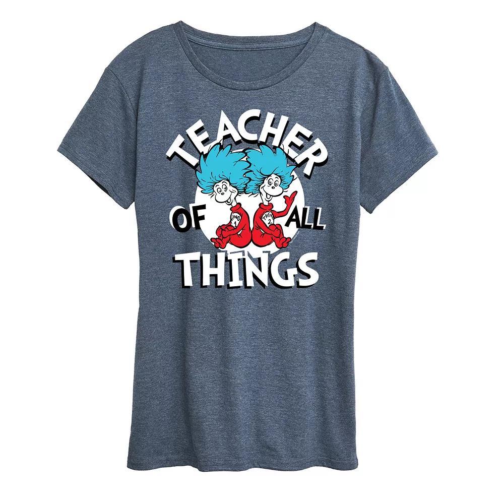 Women's Dr. Seuss Teacher Of All Things Graphic Tee,  Product Image