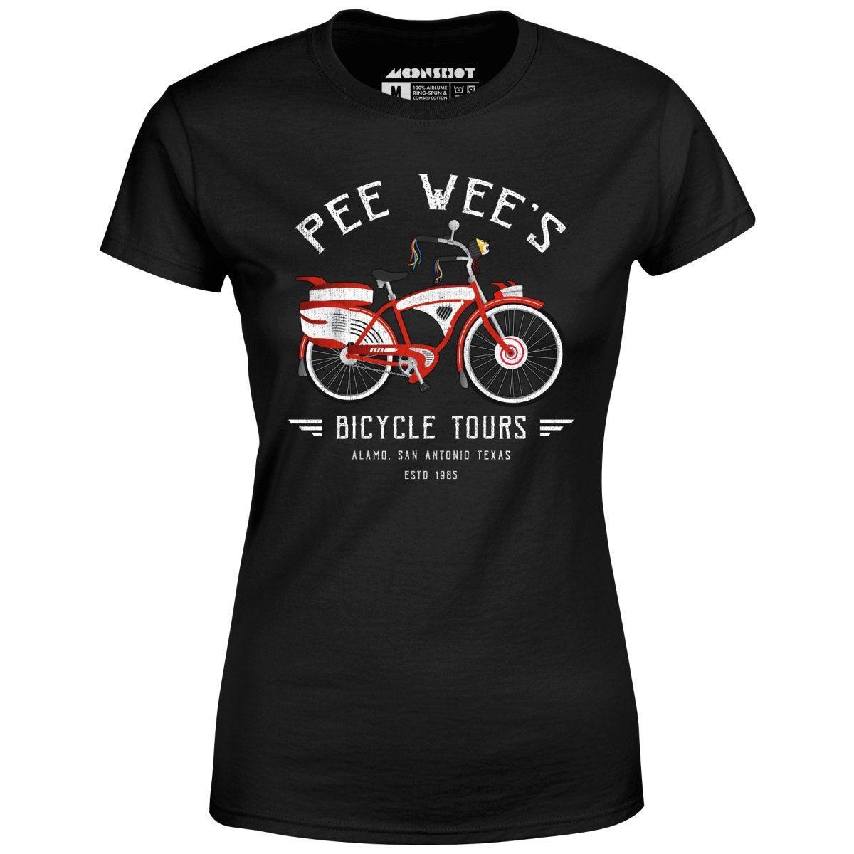 Pee Wee's Bicycle Tours - Women's T-Shirt Female Product Image
