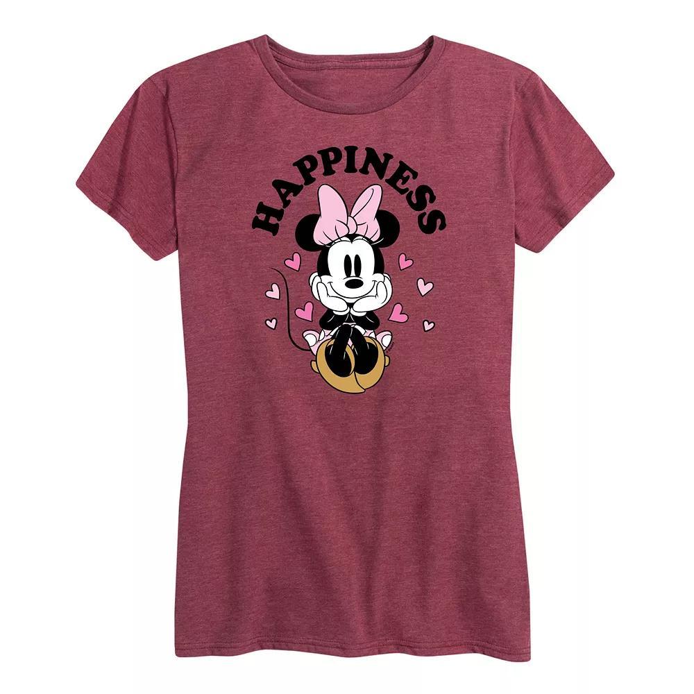 Disney's Minnie Mouse Women's Happiness Graphic Tee,  Product Image