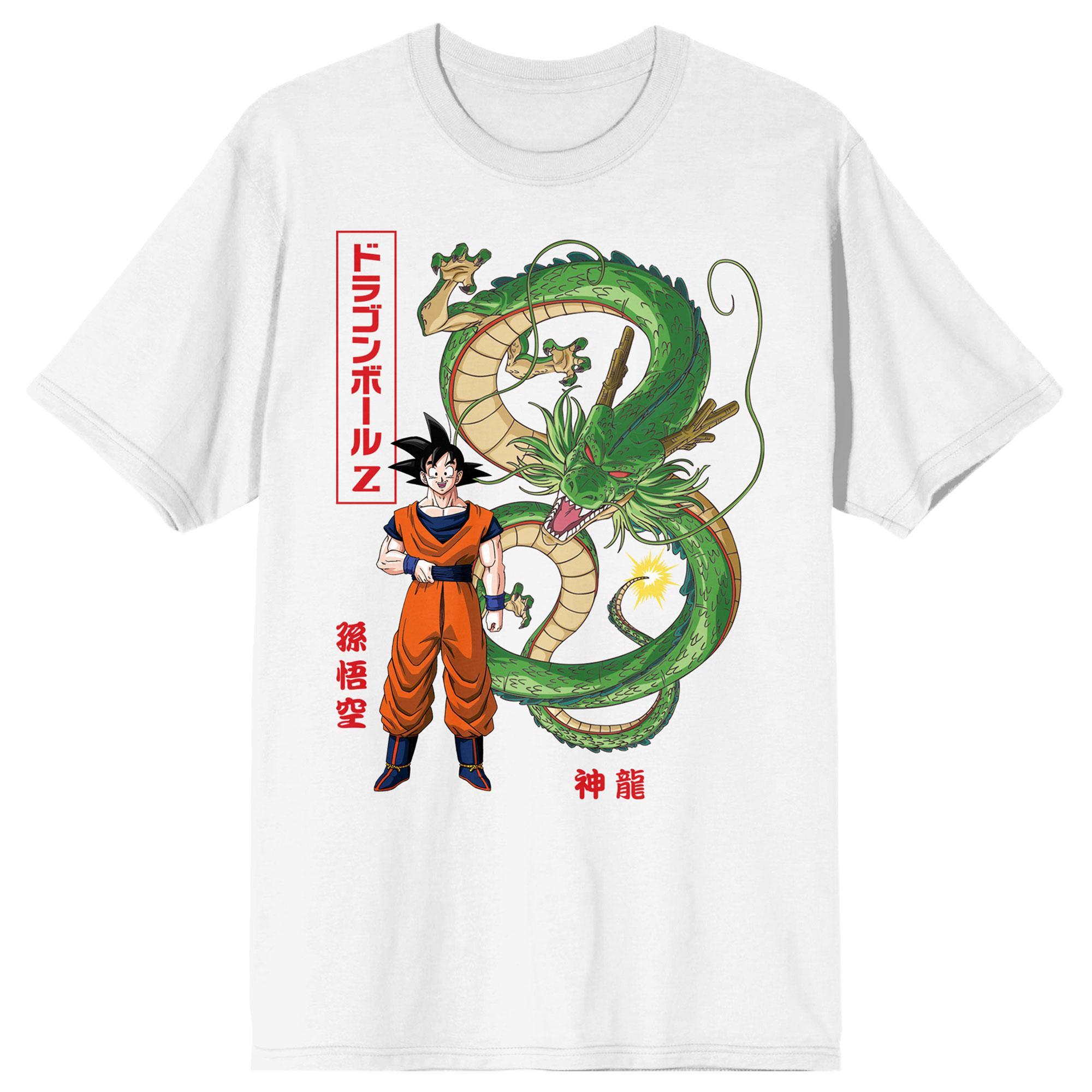 Dragon Ball Z Goku And Shenron Tee - White Product Image