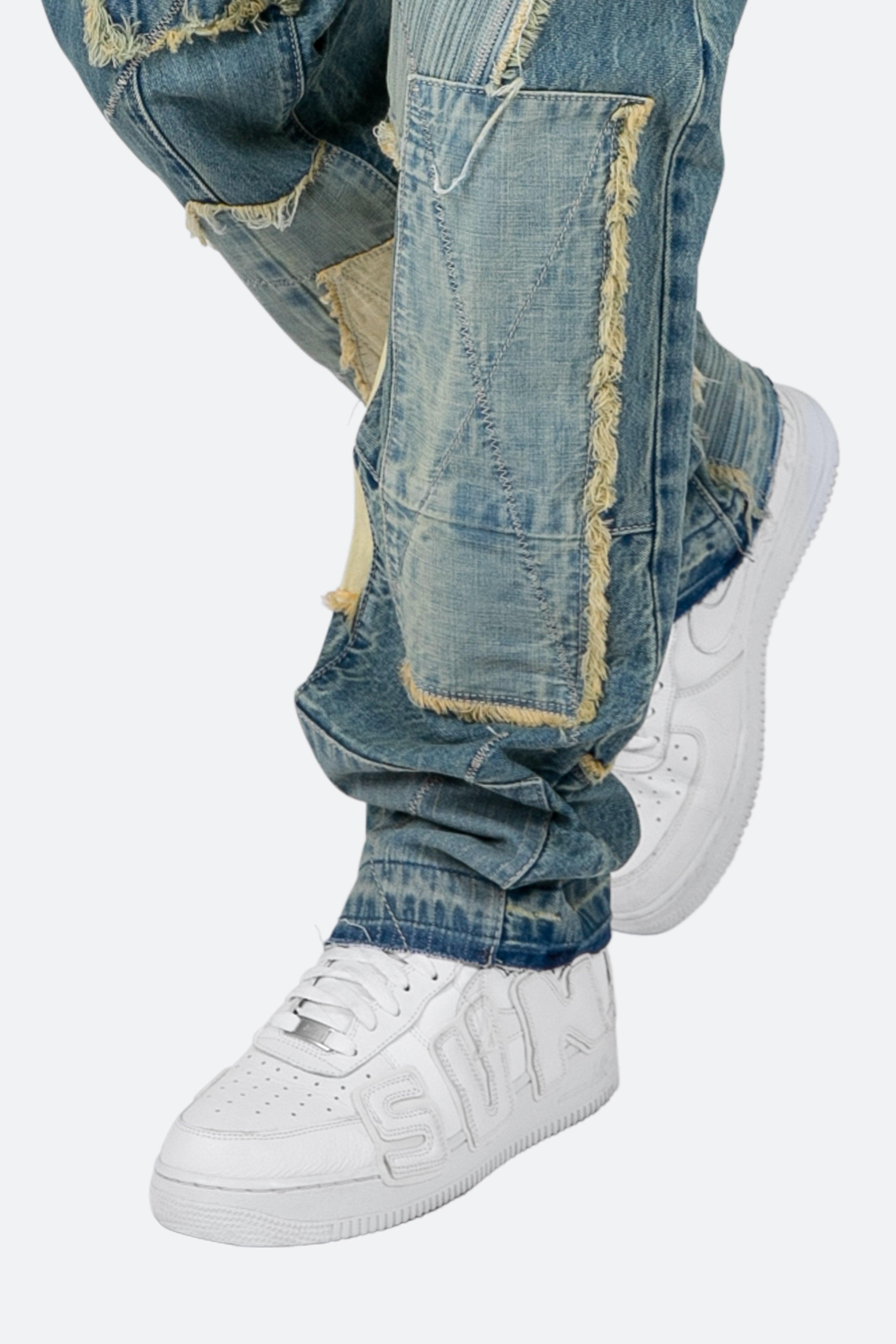 V164 Baggy Denim - Vintage Blue Product Image