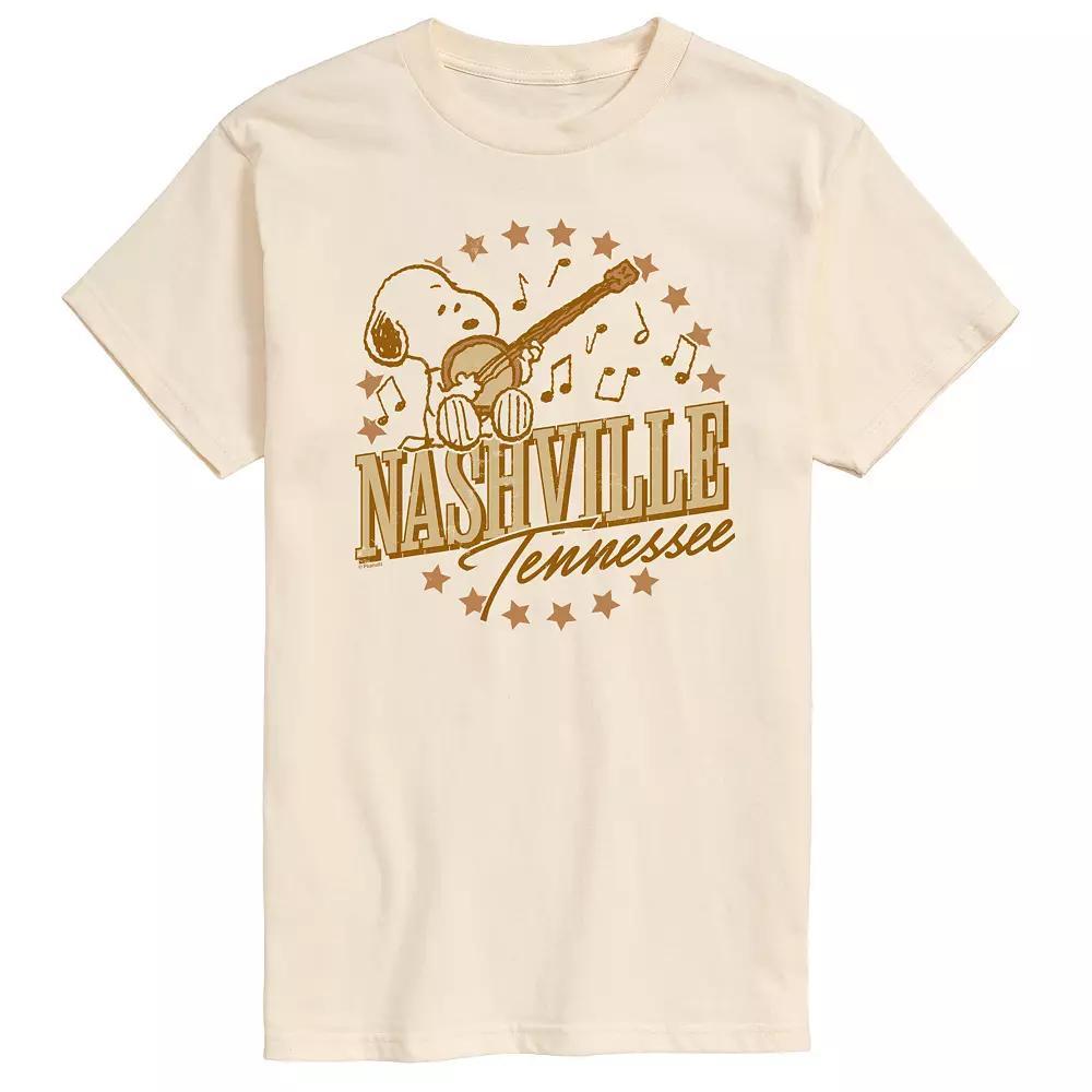 Men's Peanuts Snoopy Nashville Tennessee Graphic Tee,  Product Image