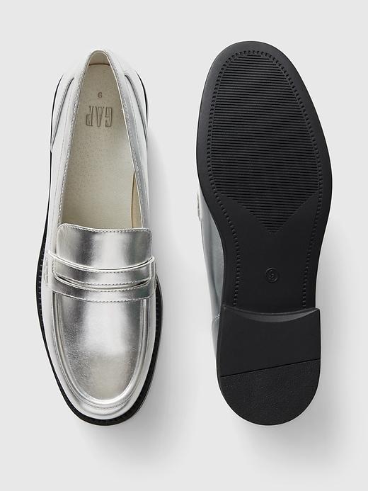 Vegan Leather Loafers Product Image