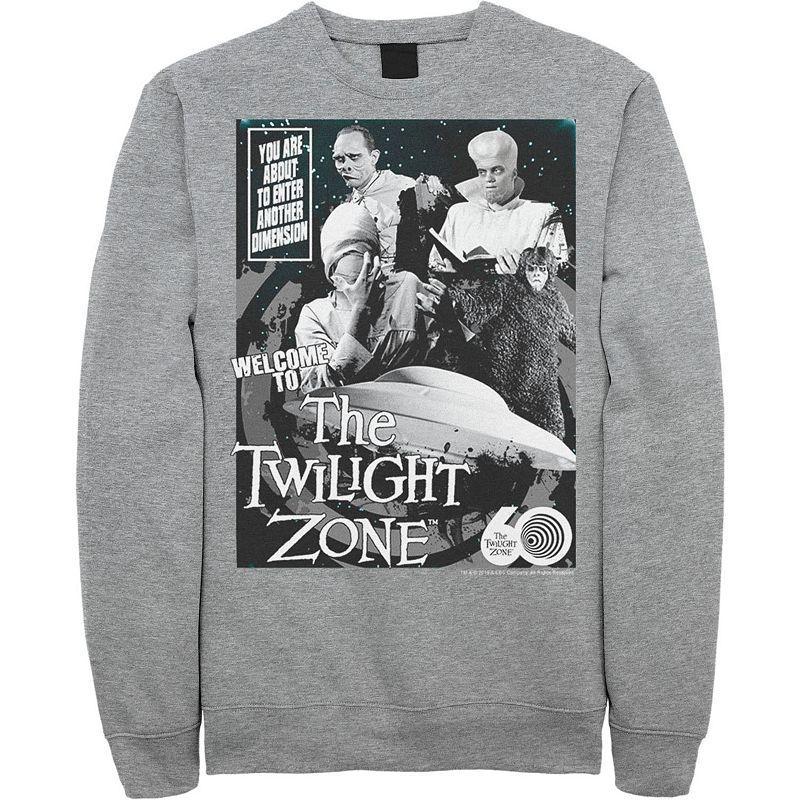 Men's CBS The Twilight Zone Comic 60th Sweatshirt, Size: Small, Blue Product Image