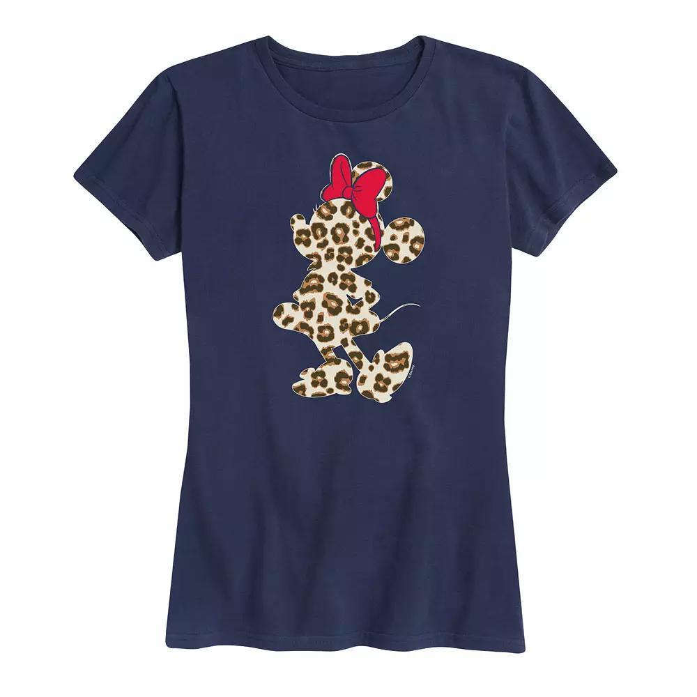 Disney's Minnie Mouse Women's Leopard Graphic Tee,  Product Image