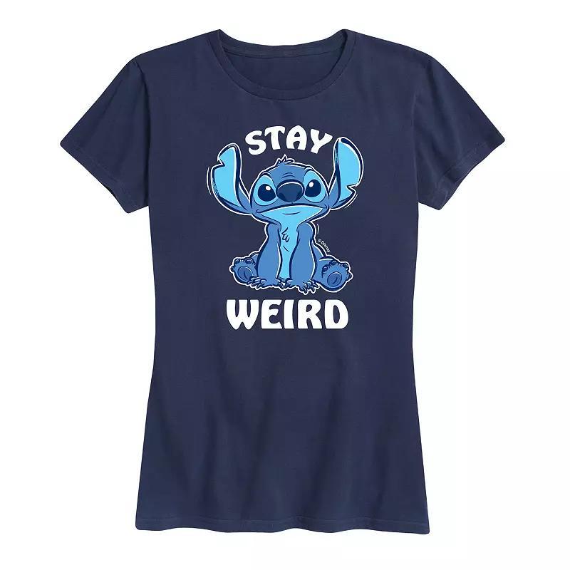 Disney's Lilo & Stitch Women's Stay Weird Graphic Tee,  Product Image