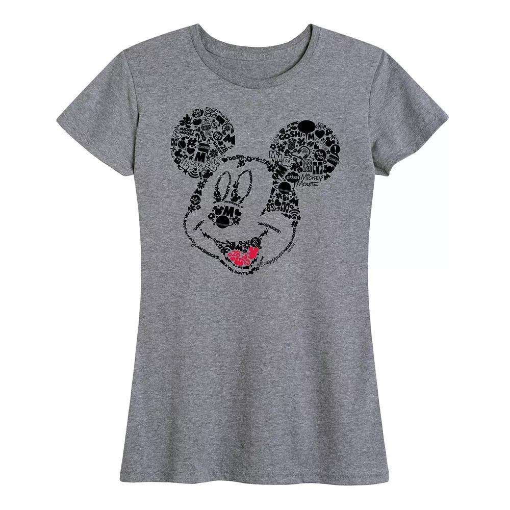 Disney's Mickey Mouse Women's Iconic Fill Graphic Tee,  Product Image
