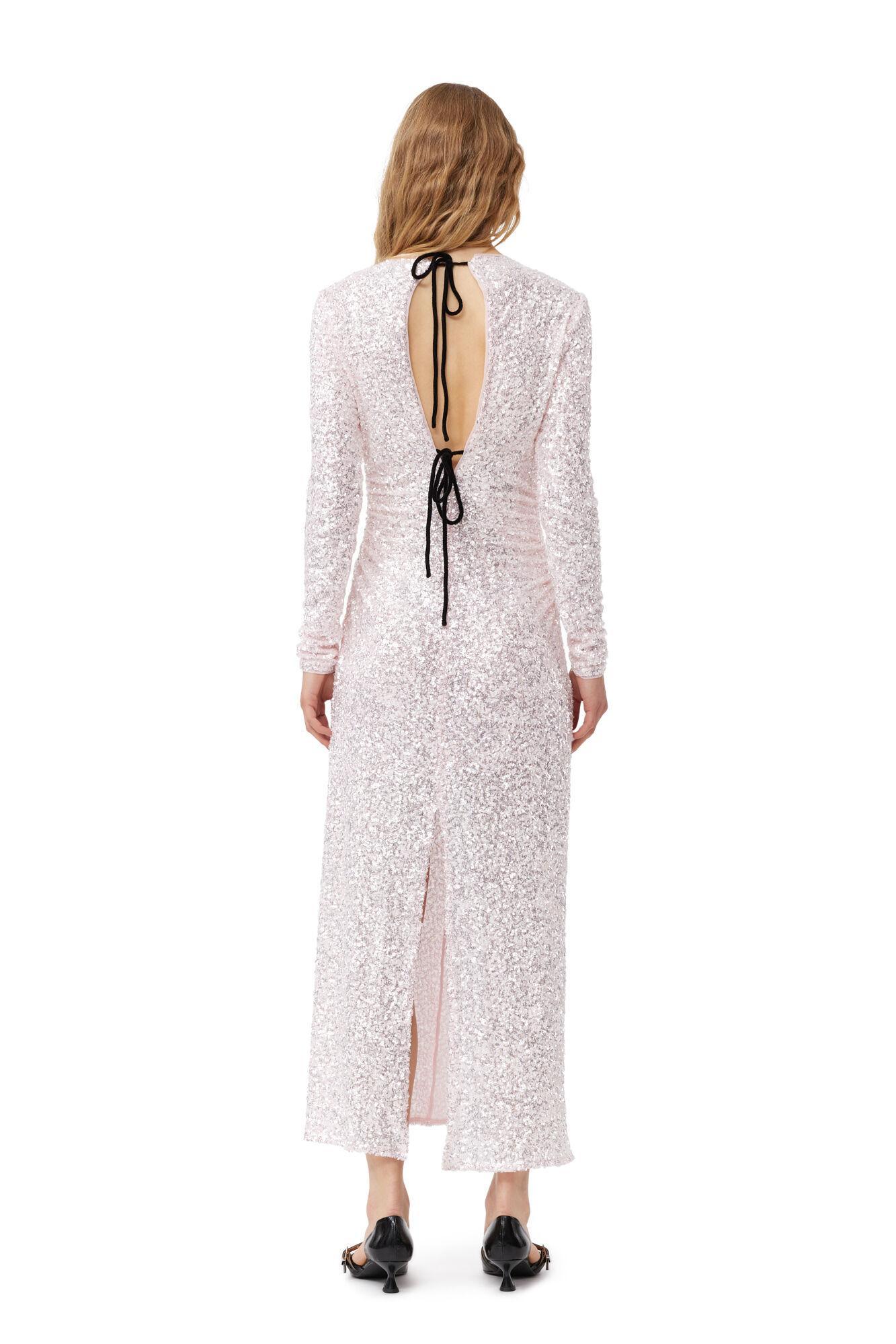 3D Sequins Maxi Dress Product Image