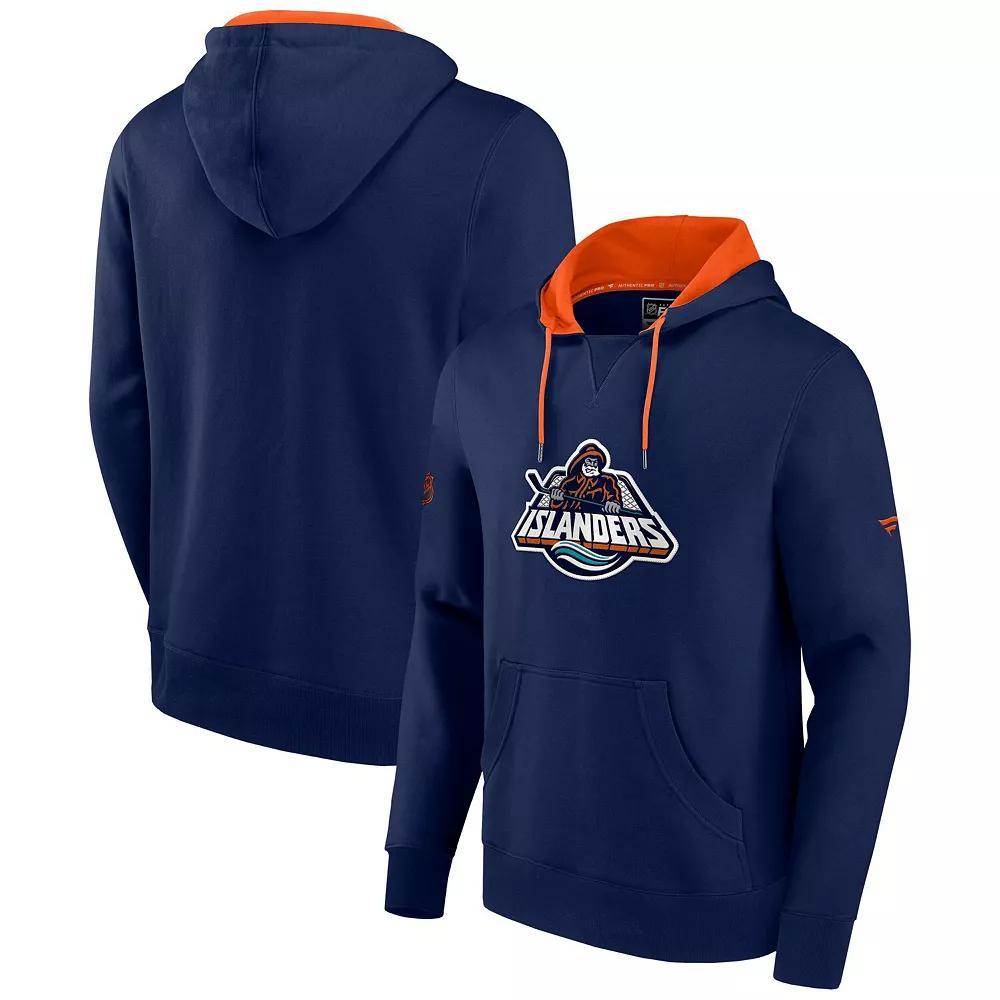 Men's Fanatics Branded Navy New York Islanders Special Edition 2.0 Team Logo Pullover Hoodie, Size: Small, Isl Blue Product Image