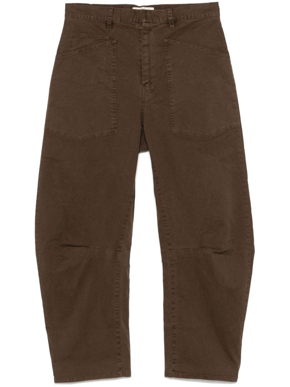 NILI LOTAN Shon Pant In Braun Product Image