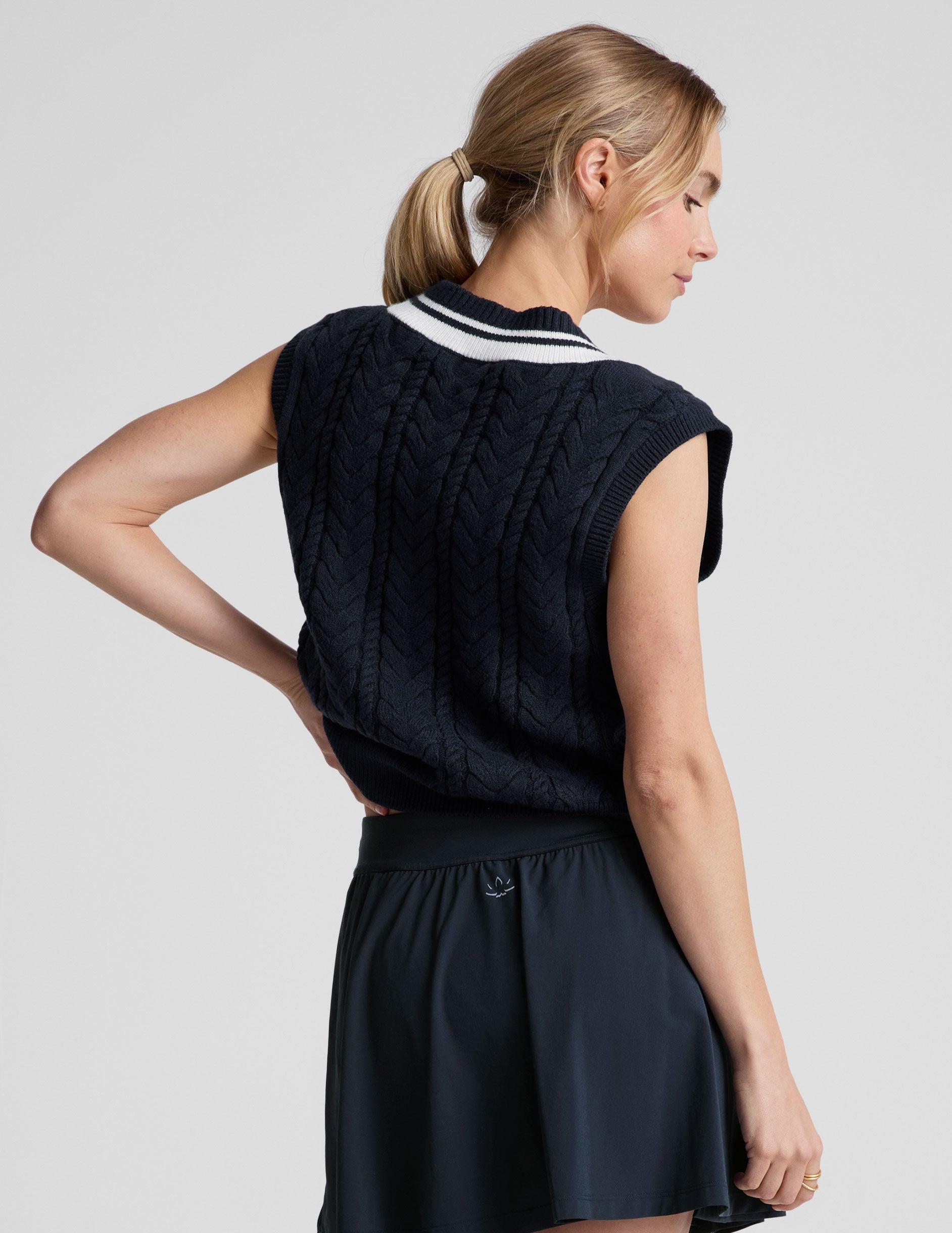 The Cable Knit Vest Product Image