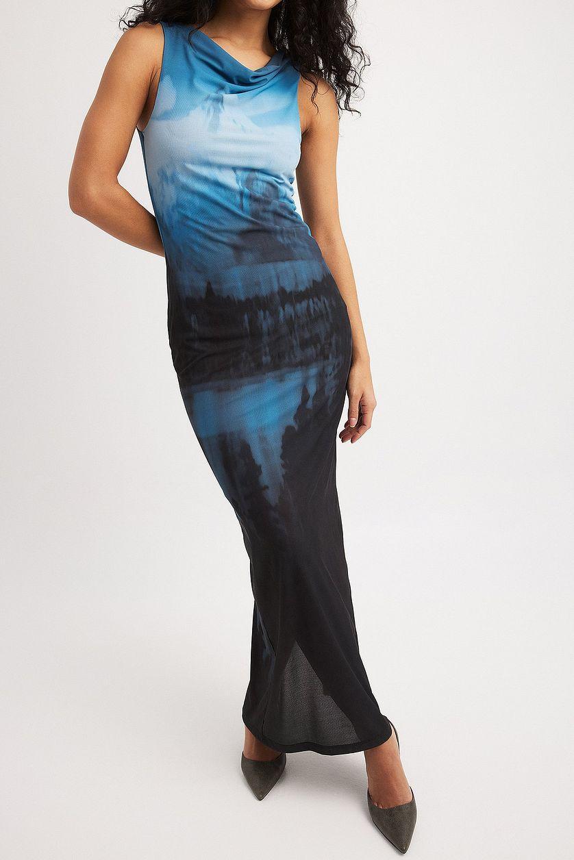 Sleeveless Mesh Maxi Dress Product Image