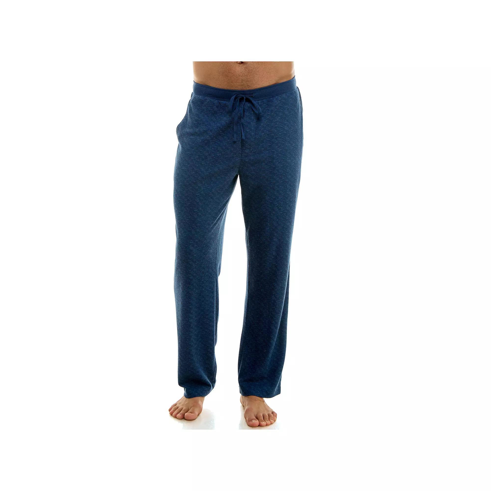 Men's Sonoma Goods For Life® Supersoft Brushed Waffle Weave Pajama Pants, Size: Large, Dark Blue Product Image