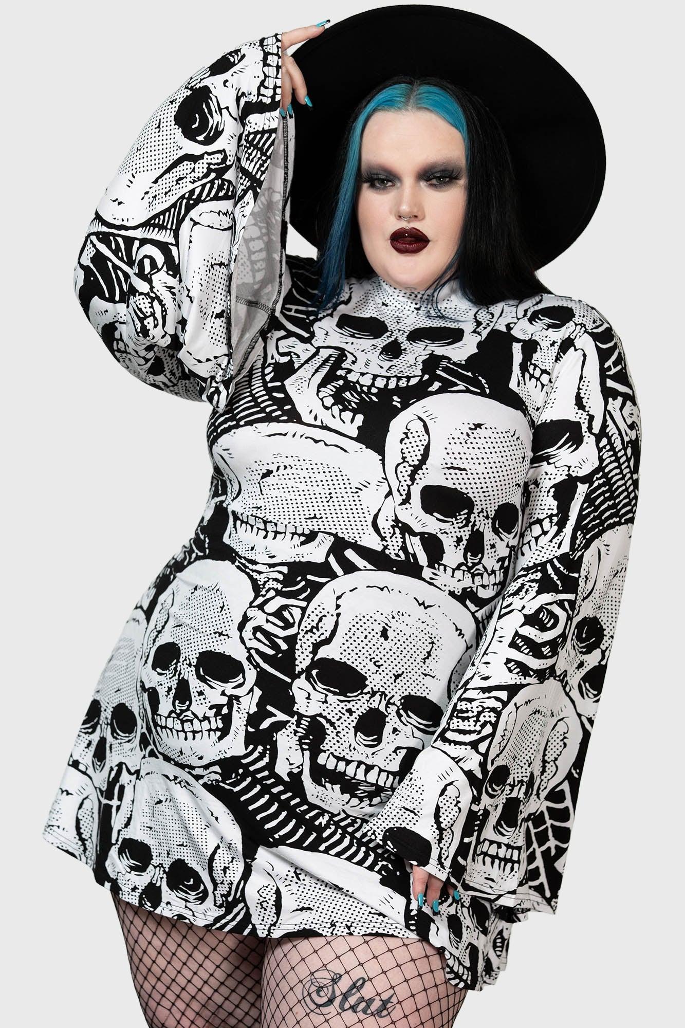 Skeleton Season Mini Dress Female Product Image