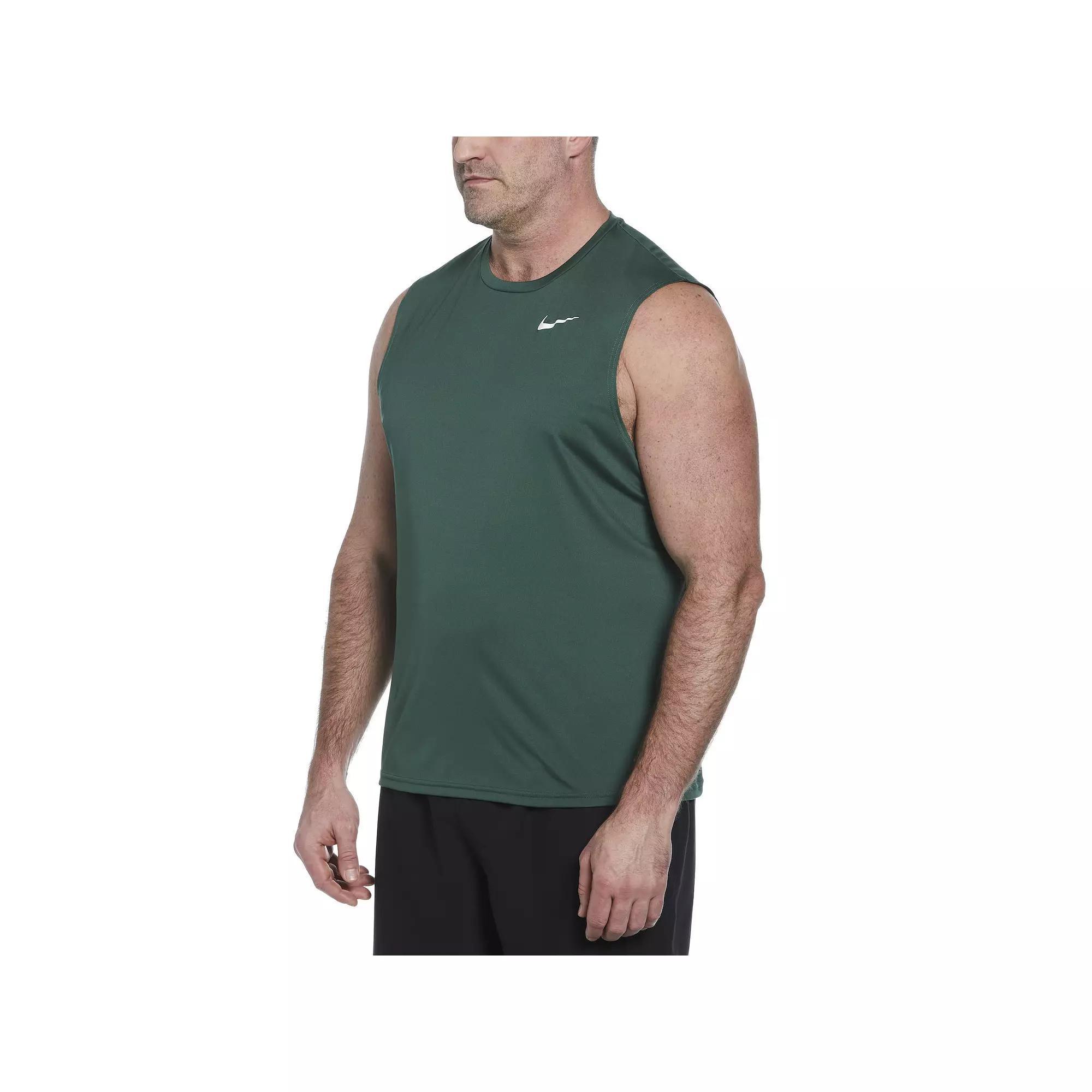 Big & Tall Nike Dri-FIT UPF 40+ Essential Sleeveless Hydroguard Swim Tee, Men's, Size: Large Tall, Dusty Cactus Product Image