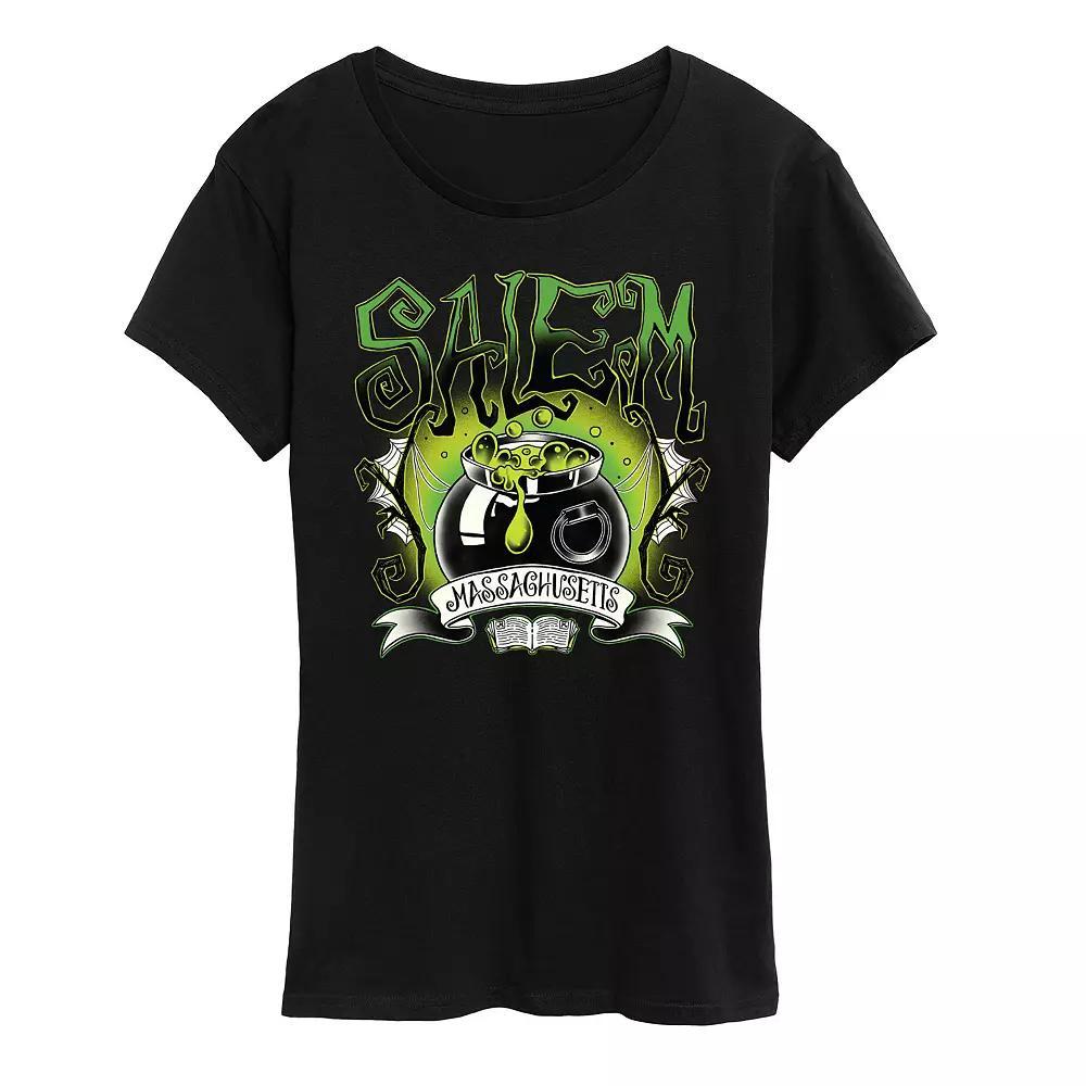 Women's Salem Witchy Collegiate Graphic Tee,  Product Image