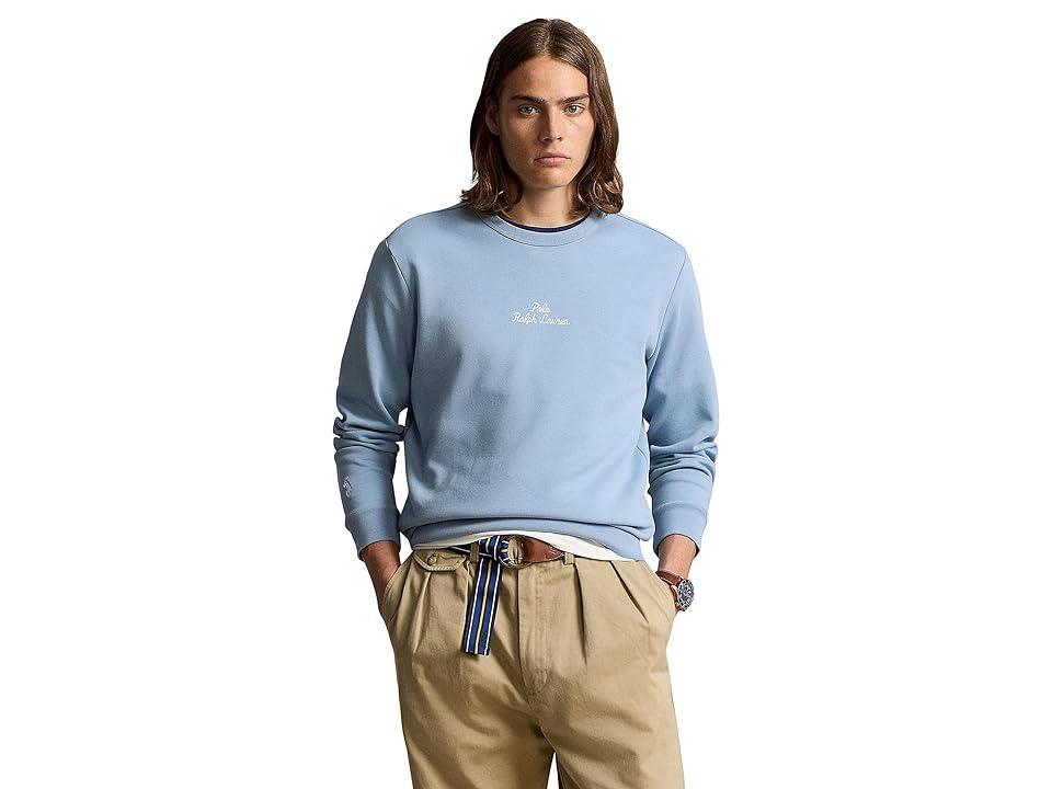 Polo Ralph Lauren Embroidered-Logo Double-Knit Sweatshirt (Vessel ) Men's Sweatshirt Product Image