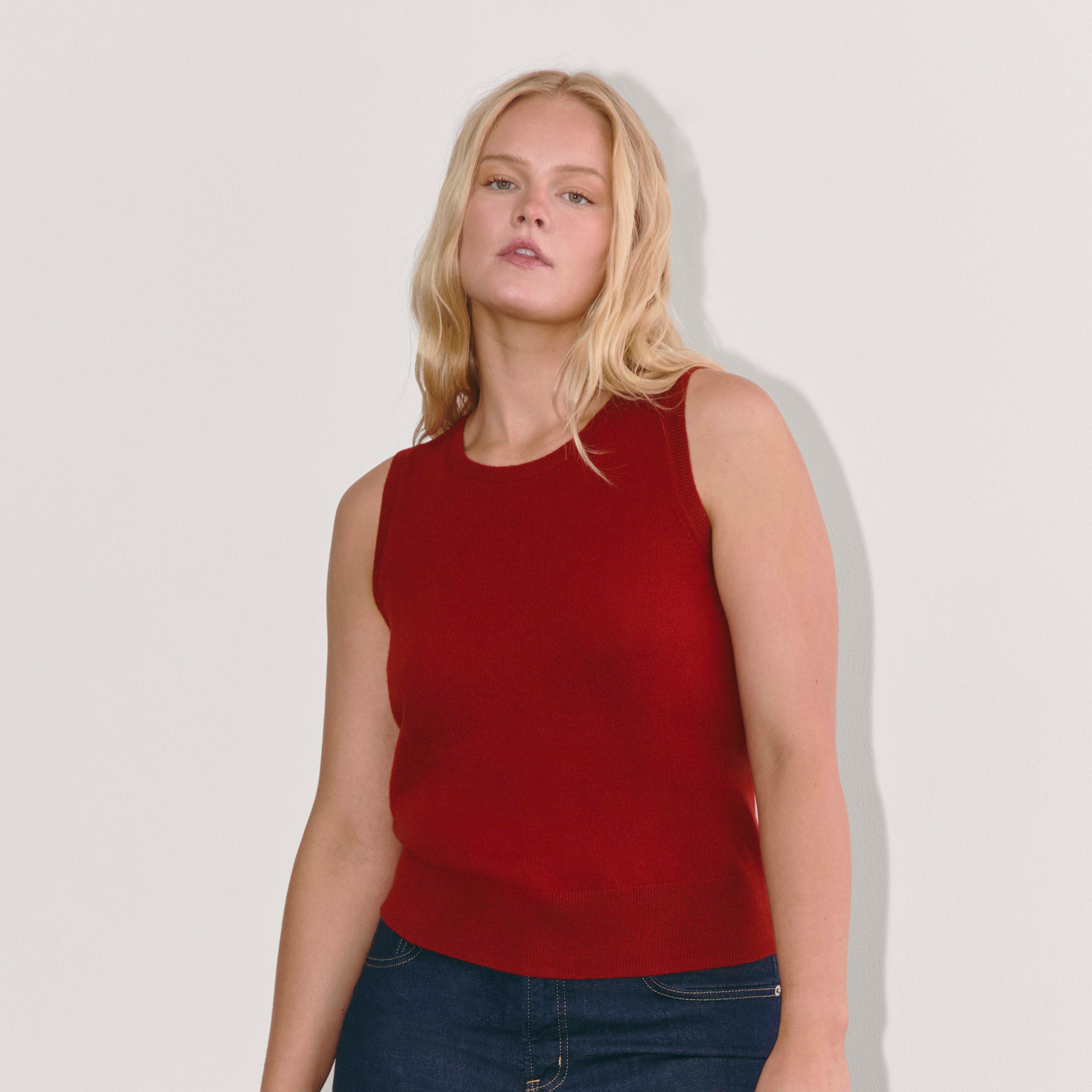 The Classic Tank in Cashmere Product Image