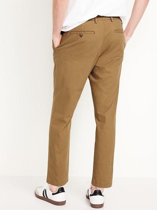 Loose Taper Built-In Flex Pleated Ankle Chino Product Image