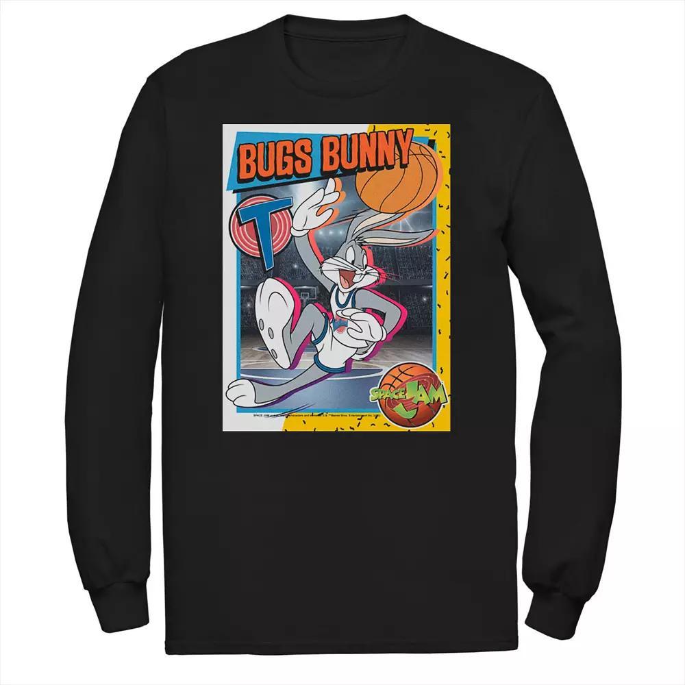 Men's Looney Tunes Space Jam Bugs Bunny Trading Card Tee,  Product Image