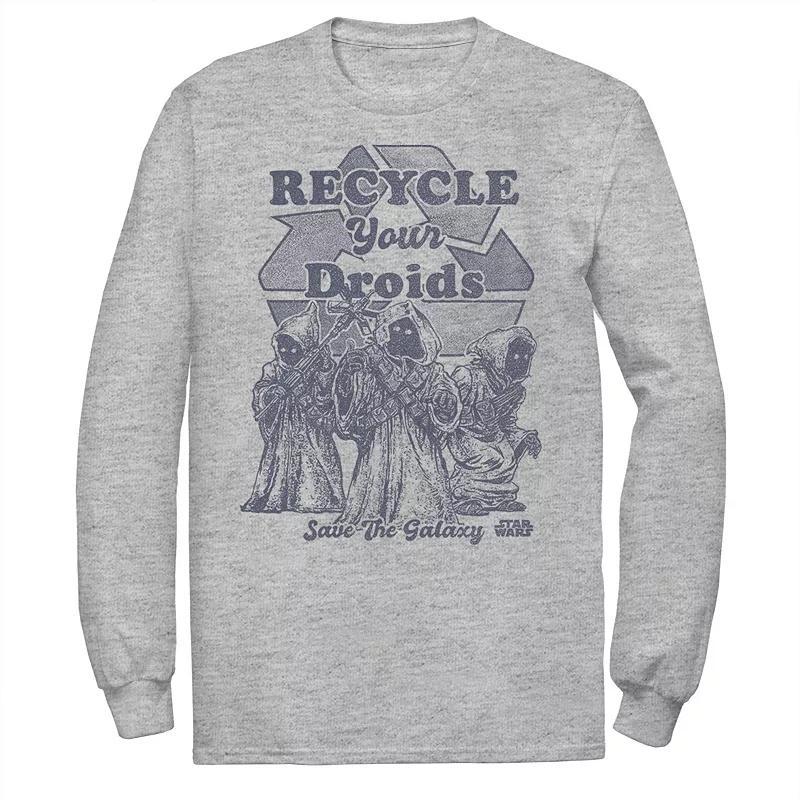 Men's Star Wars Jawas "Recycle Your Droids" Graphic Tee, Size: XL, Athletic Grey Product Image