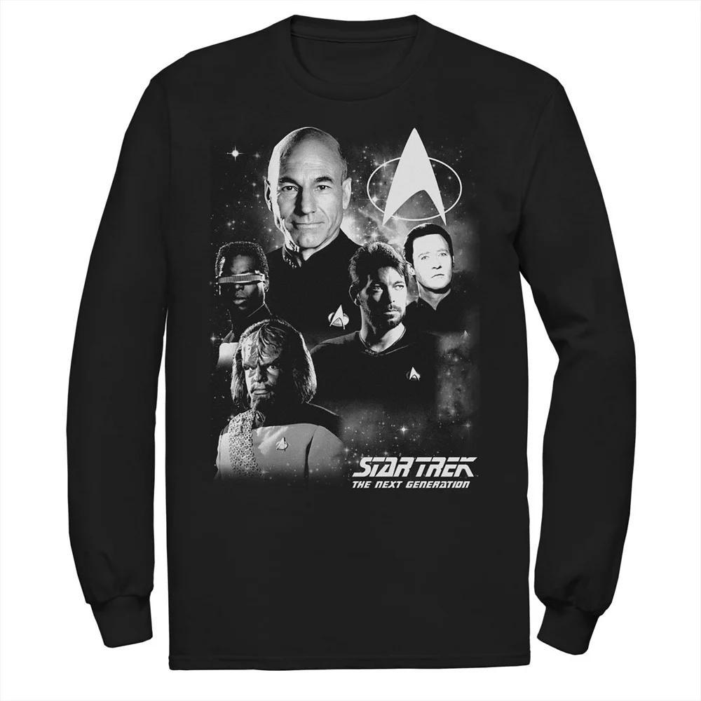 Men's Star Trek Next Generation Captain's Crew Tee,  Product Image