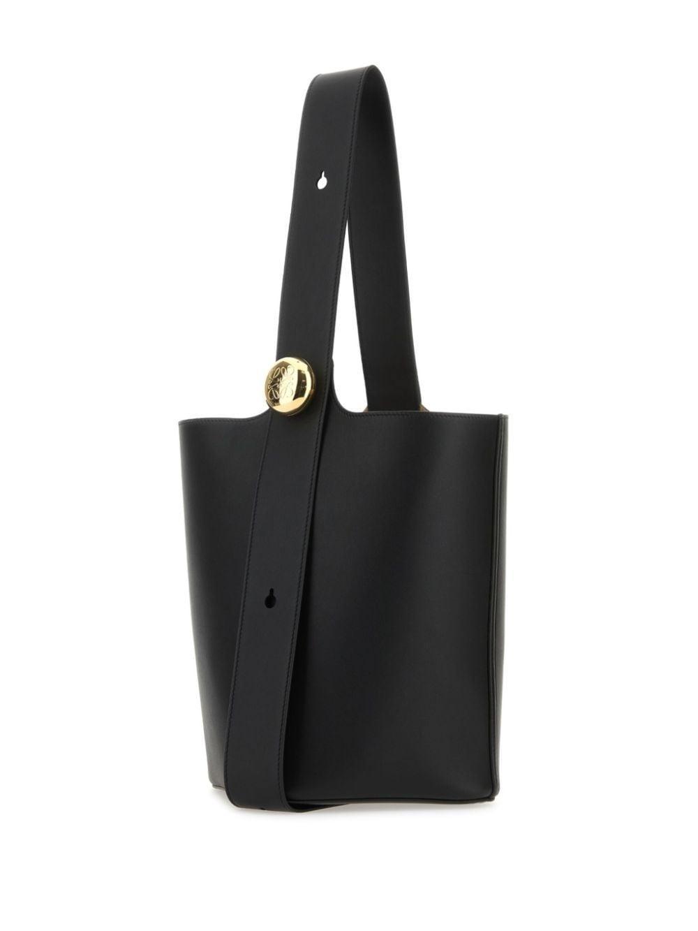 medium leather bucket bag Product Image