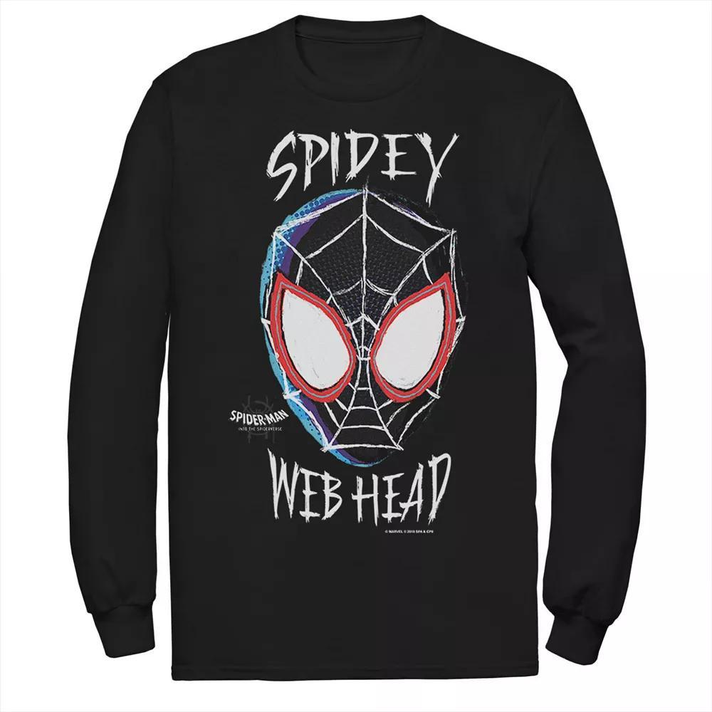 Men's Marvel Spiderverse Spidey Web Head Tee,  Product Image