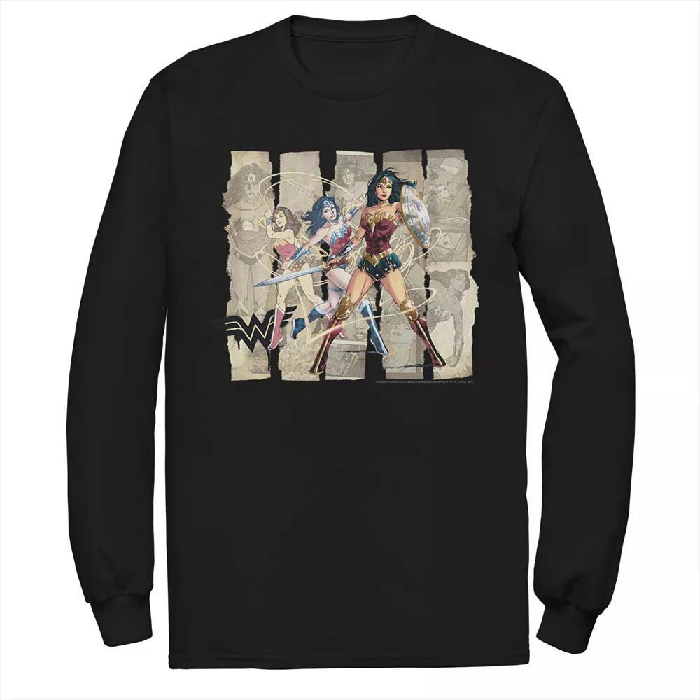 Men's DC Comics Wonder Woman Paper Strips Portrait Tee,  Product Image