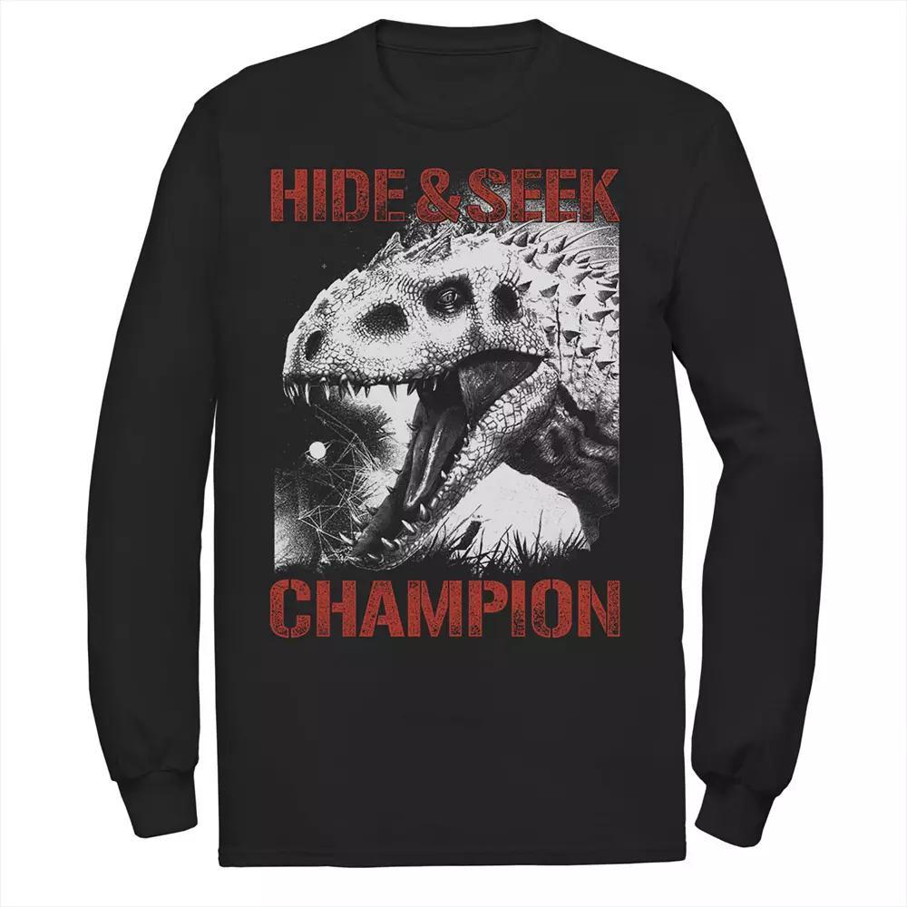 Men's Jurassic World Indominus Hide & Seek Champ Long Sleeve Graphic Tee,  Product Image