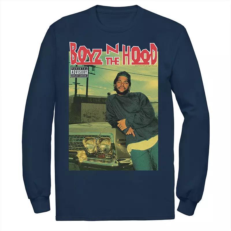 Men's Boyz In The Hood Album Cover Poster Tee, Size: XXL, Blue Product Image